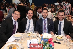  Raúl Méndez, Carlos Zámano, Alejandro Pérez y Sebastián Garza.