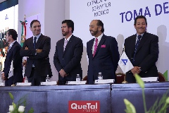  Luis Antonio Mahbub, Juan Pablo Almazán, Teófilo Torres Corzo y Ricardo Gallardo.