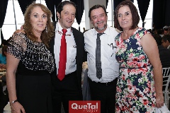  July Abud, Juan Pablo Saiz, Miguel Villalobos y Berenice Torres.