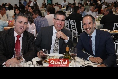  Eduardo Gómez, Mauricio Alcalde y Marcelo de los Santos.