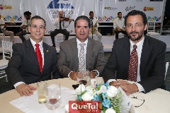  Martín Rodríguez, José Luis Dorantes y Alfredo Lujambio.