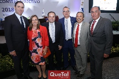 Luis Antonio Mahbub, Rocío de Sigona, Raúl Altamirano, Gerardo Zermeño, José Sigona y Gerardo Chevaile.
