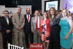  Guillermo Aldrett, Raúl Martínez, Teófilo Torres Corzo, Rocío García, July Abud y July de Zermeño.