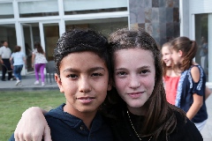 Ayrton y Camila.