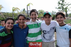 Emilio, Nico, José, Mario y Diego.