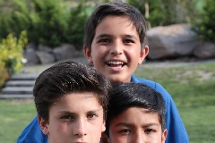 Nico, Piero y Ayrton.