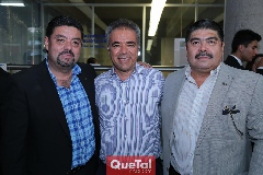  Alejandro Pérez, Porfirio Flores y Marco Antonio Uribe.