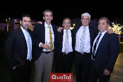  Guillermo Acosta, Armando Acosta, Felicio Lara, Marco Acosta y Rafael Herbert.