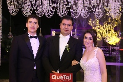  Jorge Acosta, Ángel Rodríguez y Mayra Rodríguez.