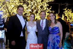  Ángel Rodríguez, Mayra García, Carlos Torres y Hannia Abud.
