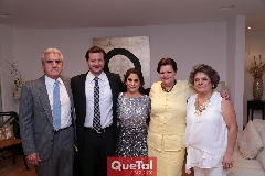Javier Benavente, Andrés Benavente, Daniela Alfaro, Patricia Wagner y María Esther Treviño.