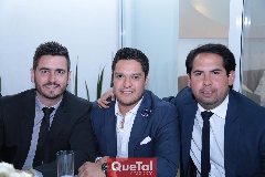 Gabriel Mufato, Raymundo Blanco y Rafa Araiza.
