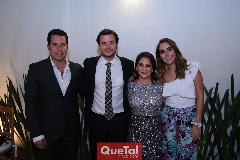 Juan Pablo Castillo, Andrés Benavente, Daniela Alfaro y Lucía Borbolla.
