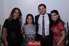 Mary Buendía, Daniela Alfaro, Andrés Benavente y Marijó Alfaro.