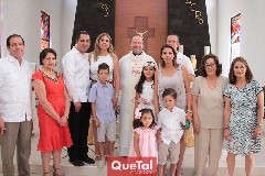 En familia.