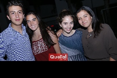  Alejandro Anaya, Mariana Cueto, Montse y Adri Guevara.
