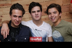  César Flores, Jerónimo Gómez y Gonzalo Alcalde.