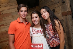  José Miguel Meade, Fer del Valle e Isa Stevens.
