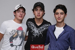 Roberto Arroyo, Alejandro Urías y Diego Díaz.