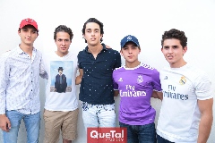  Mau, César, Rodrigo, Santi y Alonso.