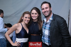  Laura, Fátima Castro y Mauricio Zapata.