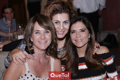 Claudia Toledo, Cecilia Morales y Claudia de los Santos.