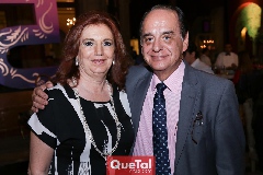  María Elena Abud y José León.