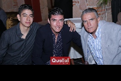  Lalo Portillo, Sebastián y Everardo Mora.