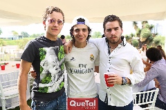 Franco Safont, Santiago Guzmán y Pony García.