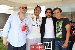  Manuel Del Valle, Fico Díaz Infante, Toño Esper y Franco Safont.