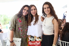  Any Gómez, Andrea Villasana y Marlú Estrada.