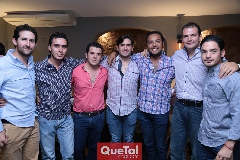  Santiago López, Xavier Azcárate, Jorge Torres, Fernando Abud, Javier Campos, Mauricio Ruiz y Miguel Torres.