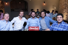  Manuel Zárate, Alejandro Abud, Rodrigo Labastida, José Cadena y Edgardo Franco.