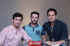  Marco Güemes, Juan Carlos Dibildox y Beto Berrones.