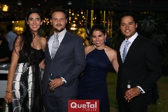 Silvia Araiza, Marco César, Karla Von Der Meden y Juan Carlos Enríquez .