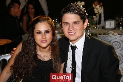 Gaby Franco y Víctor Paulín.