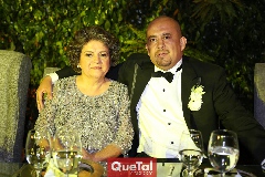 María Esther Treviño y Marcos Alfaro.