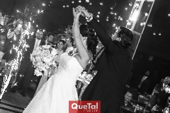 Daniela Alfaro y Andrés Benavente.