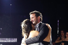 Daniela Alfaro y Andrés Benavente.