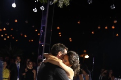 Daniela Alfaro y Andrés Benavente.