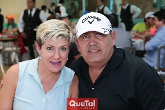 Margarita Padilla y Sergio Ambriz.