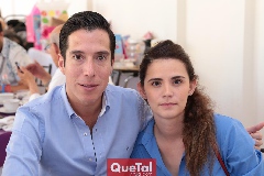 Sergio Díaz y Fernanda Zárate.