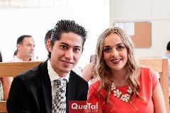 Rodrigo Dauajare y Renata González, papas de Valentina.