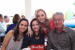 Fernanda Duarte, Ana Rangel, Renata González y Miguel Duarte.