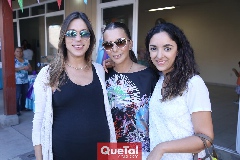  Begoña Martínez, Lety Gutiérrez y Ligia Arriaga.
