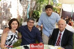  Adrián Rodríguez, Patricia Aldrete, Jesús Acosta y Pablo Aldrete.