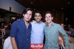  Güicho Nava, Patricio Labastida y Diego Mendizábal.