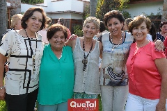  Cuca Díaz Infante, Marilupe Vilet, María Elena Méndez, Martha Portillo y Ángeles Ugalde.