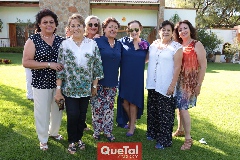  Georgina González, Vicky Fernández, Jennifer Kaiser, Jovita Briones, Mary Carmen López, Patricia Guerra y Marilú González.