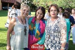  María Elena Méndez, Gloria Rosilla y Coco Atisha.
